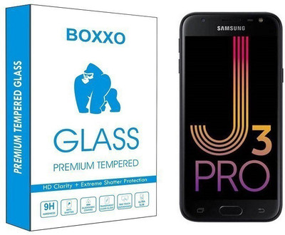 Boxxo Tempered Glass Guard for Samsung Galaxy J3 Pro(Pack of 1)