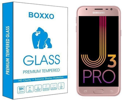Boxxo Tempered Glass Guard for Samsung Galaxy J3 Pro(Pack of 1)