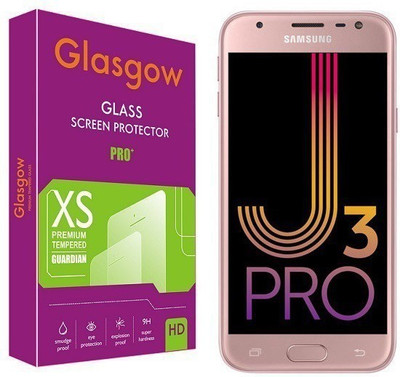 Glasgow Tempered Glass Guard for Samsung Galaxy J3 Pro(Pack of 1)