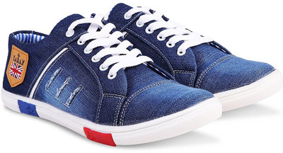 

Red Rose Sneakers For Men(Blue