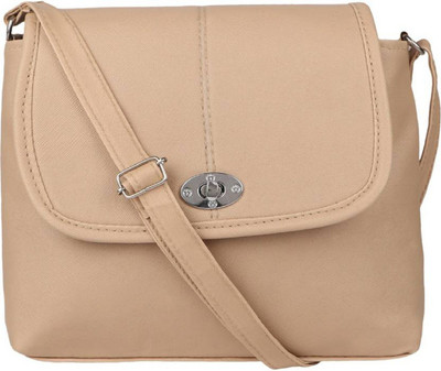 

REYAZ@JAIBUN Women Casual Beige PU Sling Bag