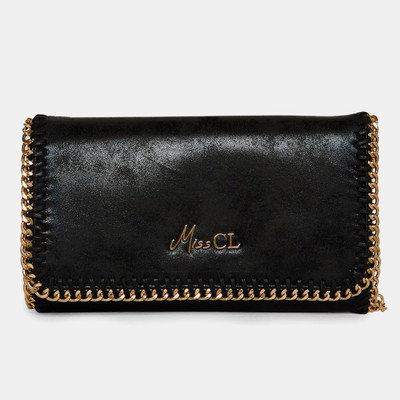 

Miss CL Women Casual Black Leatherette Sling Bag