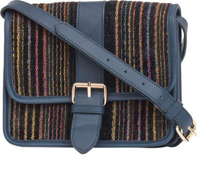 

Chumbak Women Casual Black Cotton Sling Bag