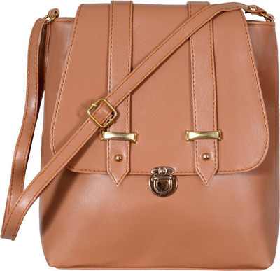 

VISHESH COLLECTIONS Women Evening/Party, Casual Brown PU Sling Bag
