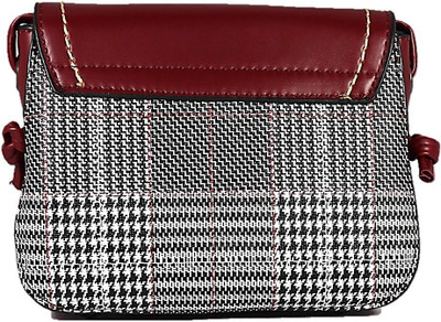 

Rockwell fashion Women Casual Maroon PU Sling Bag