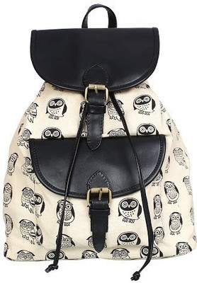

Lychee Bags Women Casual White, Black PU Shoulder Bag, Black;white
