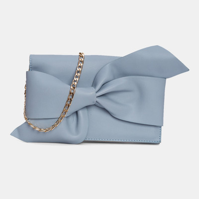 

Miss CL Women Casual Blue Leatherette Sling Bag