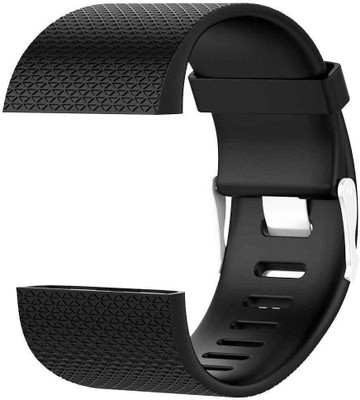 

CELLFATHER Silicone Strap For fitbit Surge With screwdriver tool Kit Smart Watch Strap(Black)