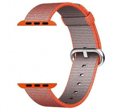 

CELLFATHER Nylon Band iwatch Strap For 42mm Series 1 2 3 - Orange Smart Watch Strap(Orange)
