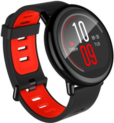 

Dream Amazfit red Smartwatch(Black Strap 25.4 x 5.1 x 1.5 cm)