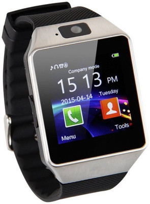 

Rapgear Silver Dz09 Smartwatch With SIM Slot, Memory Card Slot And Camera Support. (One Year Warranty) Smartwatch(Brown Strap 240x240)