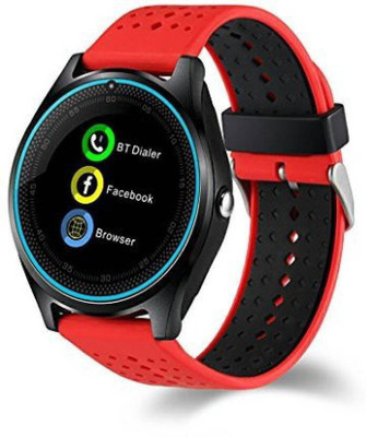 

AVAN BluetoOTH Support to Android & IOS . Red, Black Smartwatch(Red Strap 1.54 INCH)
