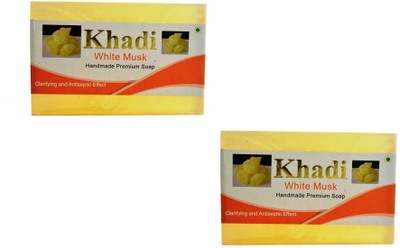 

Khadi WHITE MUSK SOAP(200 g, Pack of 2)