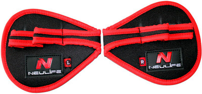 

Neulife 3 Finger Grip Pad Gym & Fitness Gloves (, Multicolor