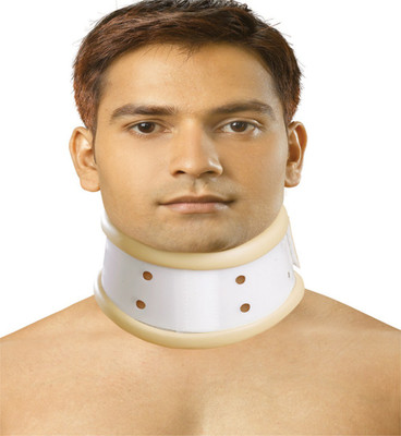 

Dyna Hard Cervical Collar-Neck Collar Neck Support (XL, White)