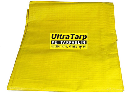 

UltraTarp Tent ( 12 ft x 18 ft) - 150 GSM YELLOW Tent - For Suitable for Medium Duty, Waterproof Tarpaulin, 100 % Pure Virgin UV Treated, Reinforced with aluminum eyelets on all sides, Premium quality tarpaulin commonly known as tirpal, tent, raincover, c