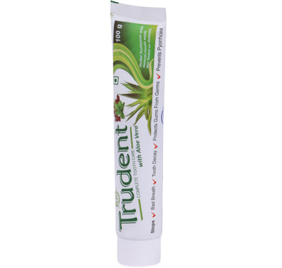 

TCM Trudent Complete Tooth Care With Aloe Vera Herbal Toothpaste With Natural Mouth Wash Toothpaste(100 g)