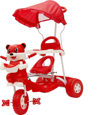 

Oximus Latest Baby Tricycle for Kids with Front Back Basket, Canopy & Push Parent Handle Recommended for Toddler 1,2,3,4,5 Years Old Children Musical Tricycle for Baby Boys & Girls Gift (Red) ) Best trike Make in India 503 Tricycle(Blue)