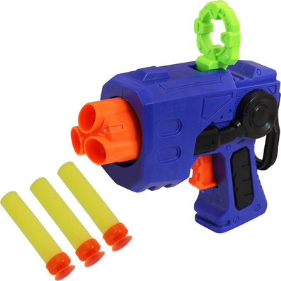 

Annie Gun Shoot Foam Bullets Type Pull It And Shoot | Foam Bullet | Kids Love Toy(Blue)