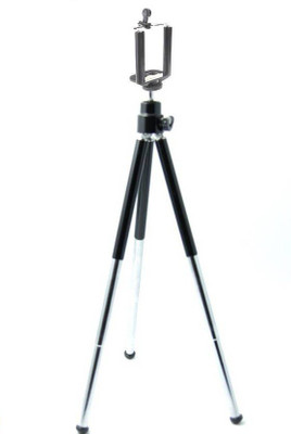 

TOTU Smart Mini Stand Small Portable Metal Tripod For Camera Mobile Tripod Kit (Black, Supports Up to 200 g) Tripod(Black, Supports Up to 250)