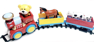

WE-BLINK Animals Cart Train with Tracks(Multicolor)