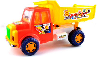 

Kidzfan Mini Dumper Sand Transporter Vehicle Large Size | Unbreakable ABS Material | Friction Toy | Heavy Duty | Multi color(Multicolor)
