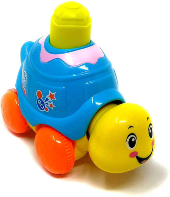 

mag creation Colorful Press and Go Friction Turtle Toy (Set of 2)(Multicolor)