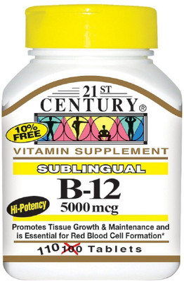 

21st Century 21st Century, Sublingual B-12,(110 No)