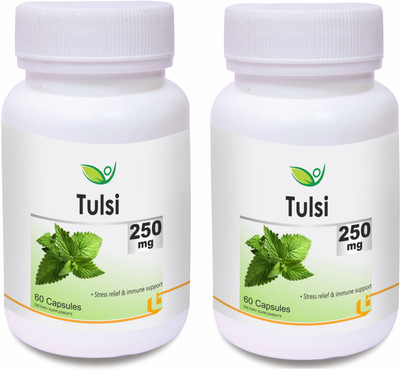 

Biotrex Nutraceuticals Tulsi 250mg (60 Capsules) - Pack of 2(250 mg)