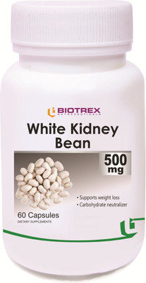 

Biotrex Nutraceuticals White Kidney Bean Extract - 500mg (60 Capsules)(500 mg)