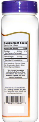 

21st Century 21st Century, Apple Cider Vinegar,(250 No)