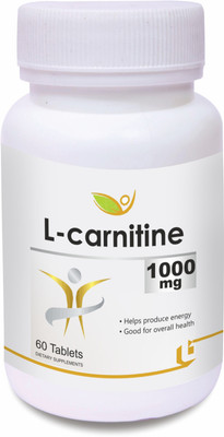 

Biotrex Nutraceuticals L-carnitine 1000mg (60 Tablets)(1000 mg)