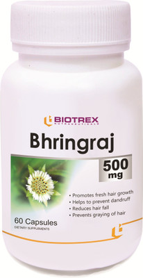 

Biotrex Nutraceuticals Bhringraj - 500mg (60 Capsules)(500 mg)