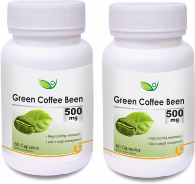 

Biotrex Nutraceuticals Green Coffee Been 500mg (60 Capsules) - Pack of 2(500 mg)