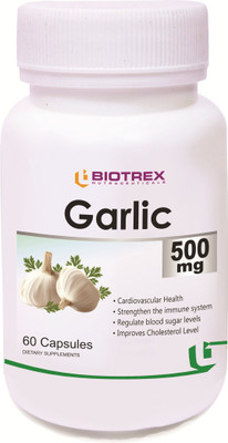 

Biotrex Nutraceuticals Garlic Supplement - 500mg (60 Capsules)(500 mg)