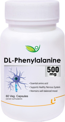 

biotrex nutraceuticals DL-Phenylalanine 500mg-60 Veg Capsules(60 No)