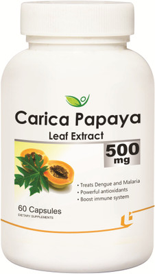 

Biotrex Nutraceuticals Carica Papaya Leaf Extract - 500mg(60 No)
