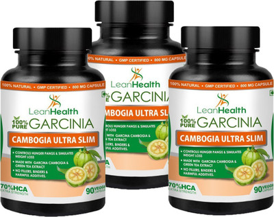 

LeanHealth Garcinia Cambogia - 90 Capsules (Pack of 3)(270 No)