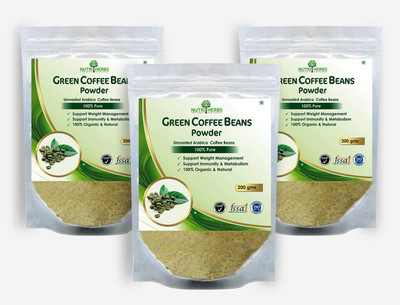 

Nutriherbs 100% Pure And Organic Green Coffee Beans Powder - 200 Gm (Pack Of 2)(400)