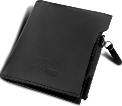 

Oaks wood Boys Formal Black Artificial Leather Wallet(8 Card Slots)