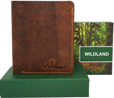 

Wildland Men Tan Genuine Leather Wallet(6 Card Slots)