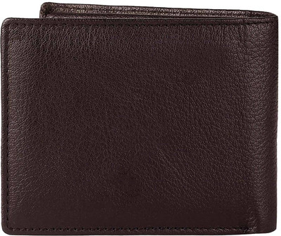 

JusTrack Men Brown Genuine Leather Wallet(1 Card Slot)