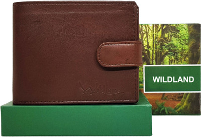 

Wildland Men Brown Genuine Leather Wallet(6 Card Slots)