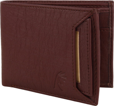 

Wooden Men Casual Brown Artificial Leather Wallet(5 Card Slots)