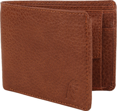 

R Men Casual Brown Artificial Leather Wallet(6 Card Slots), Tan
