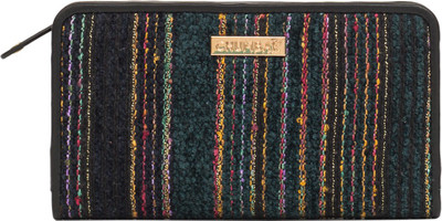 

Chumbak Women Black Fabric Wallet(12 Card Slots)