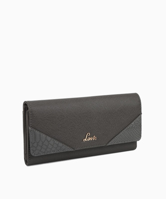 

Lavie Women Casual Grey Artificial Leather Wallet(9 Card Slots)
