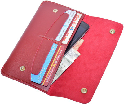 

Knott Women Maroon Artificial Leather Wallet(6 Card Slots)