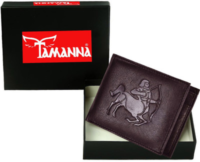 

Tamanna Men Casual Brown Genuine Leather Wallet(1 Card Slot)