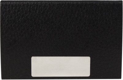 

Wooden Men Casual Black Artificial Leather Card Holder(5 Card Slots)